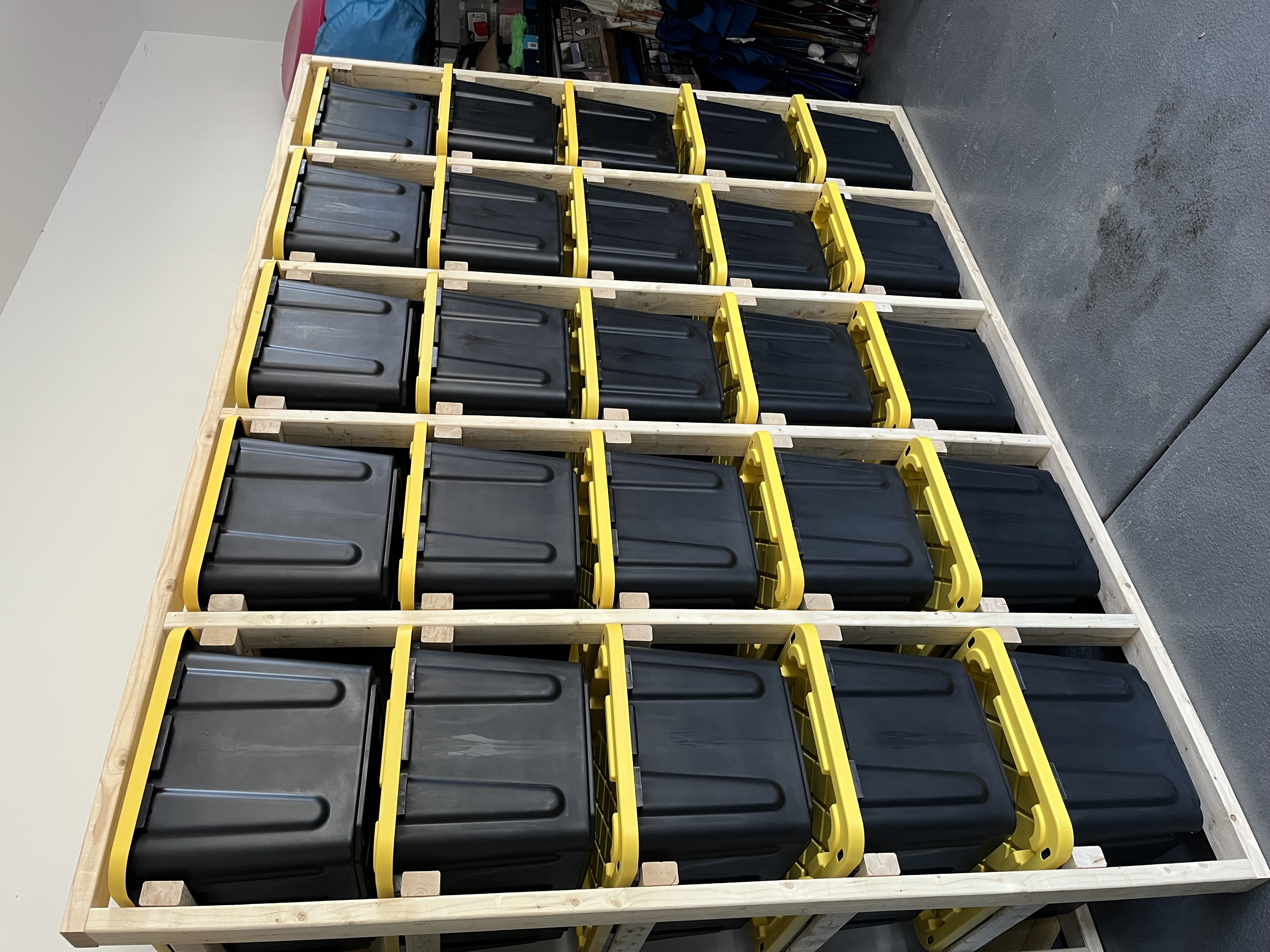 Elite Storage System with 27-gallon totes